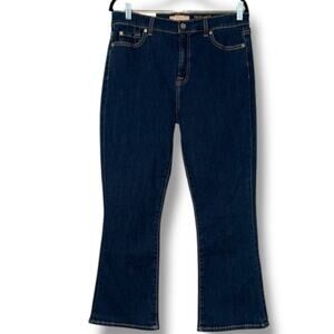7 FOR ALL MANKIND women’s size 31 high waist slim kick b (air) slimming stretch